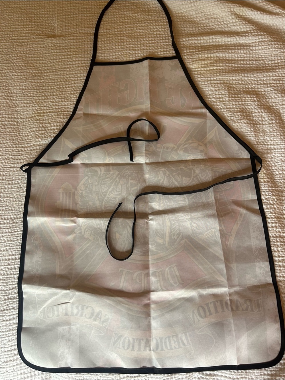 Firefighter Apron - Black and Red Graphic - Picture 2 of 2